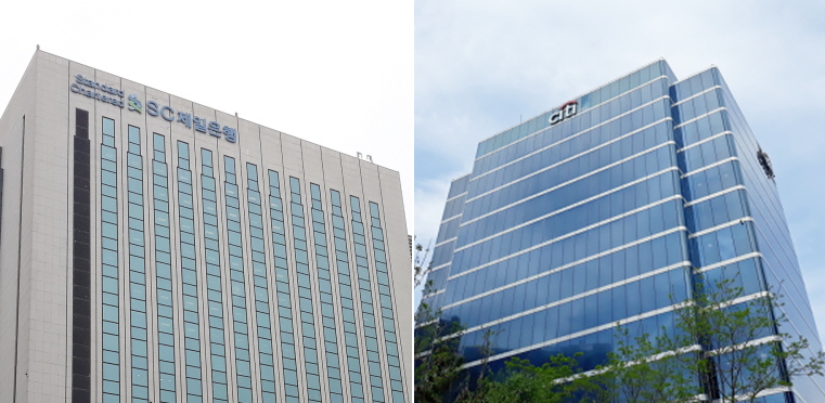 SC제일은행과 한국씨티은행의 본사 배당금액은 2300억원이 넘는 것으로 드러났다. 배당금 전액은 100% 지분을 갖고 있는 외국계 본사 앞으로 송금되고 있다. /연합뉴스