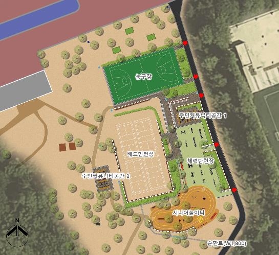 서울어린이대공원 시니어파크 조성 계획도. /연합뉴스