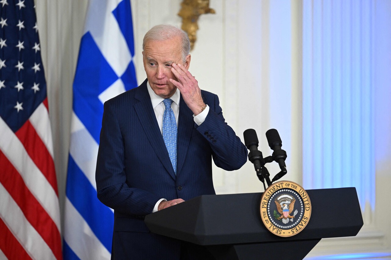 조 바이든 미국 대통령은 지난 9일 내년 예산으로 한화 9100조원 규모를 요청했다. 2016년 18조 달러였던 연방 채무는 현재 31조 달러(4경원)에 이른다. /AFP=연합뉴스