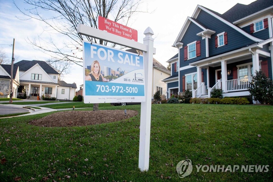 매물로 나온 미국 버지니아주 알링턴의 한 단독주택 /AFP=연합뉴스