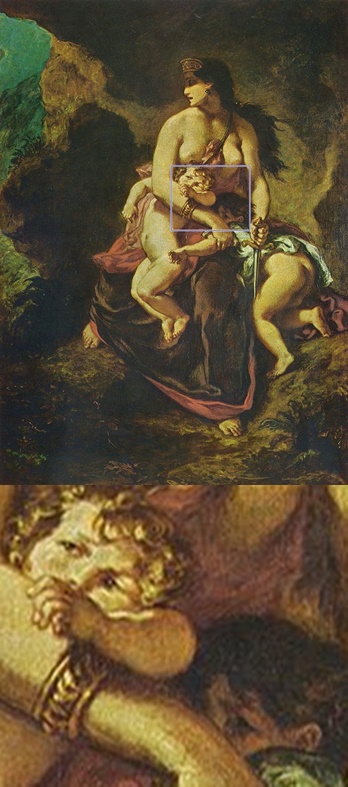     ‘격노한 메데이아’ (1862), 외젠 들라크루아