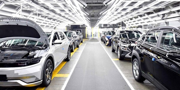 미국에 위치한 현대차 전기차 생산 공장 /연합뉴스