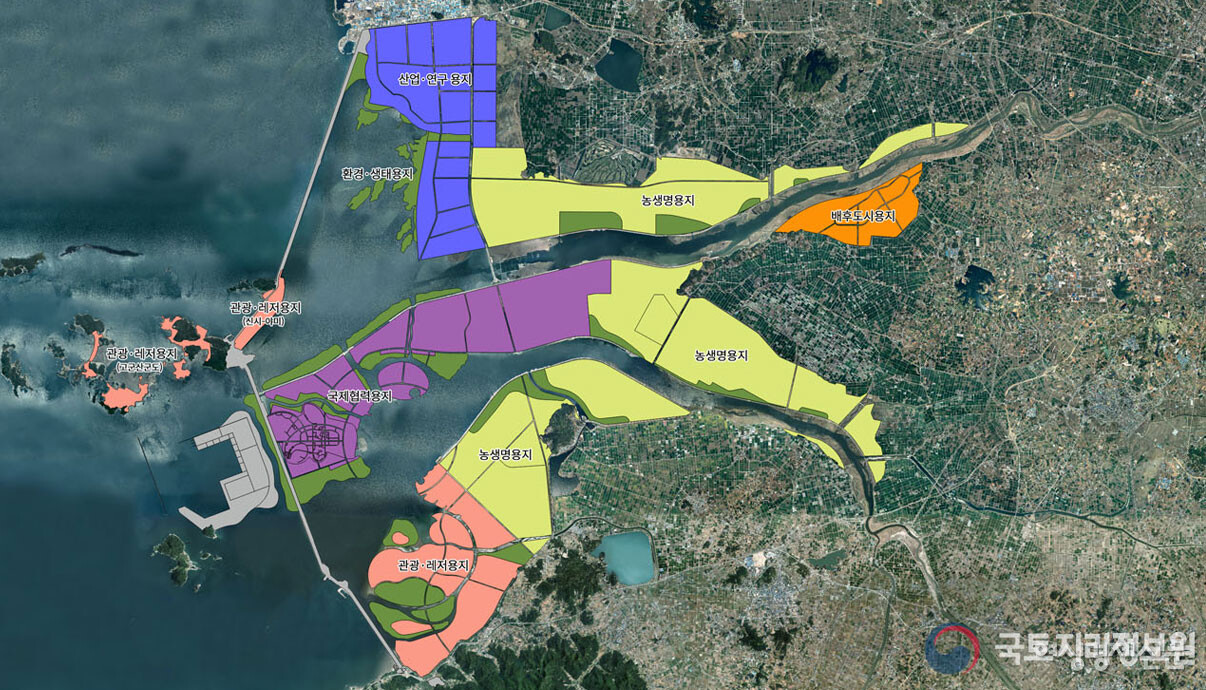 새만금 국가산업단지 개발 개요도. /새만금개발청