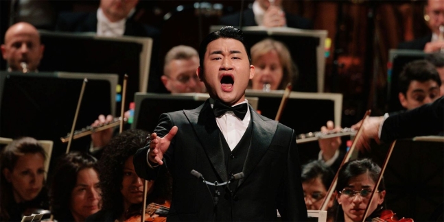 김태한이 4일(현지 시각) 새벽 벨기에 브뤼셀 보자르에서 진행된 '퀸 엘리자베스 콩쿠르' 성악 부문 경연에서 우승했다. /퀸 엘리자베스 콩쿠르 홈페이지