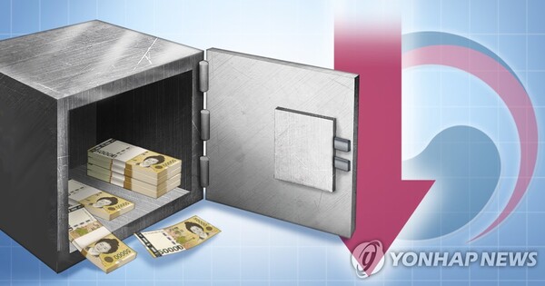 세수 감소 (PG) 이미지 /연합뉴스