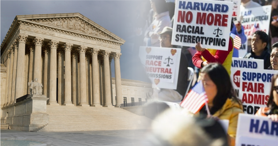 미국 연방대법원은 지난달 29일(현지시간) 60여 년간 이어진 미국 대입의 소수인종 우대 정책 어퍼머티브 액션(AA)이 위헌이라 판결했다. 존 로버츠 대법원장은 AA가 좋은 의도와 선의로 시행됐지만 영원히 지속될 수 있는 정책은 아니었다면서 "학생들은 인종이 아니라 개개인의 경험에 따라 대우해야 한다"고 말했다. /블룸버그