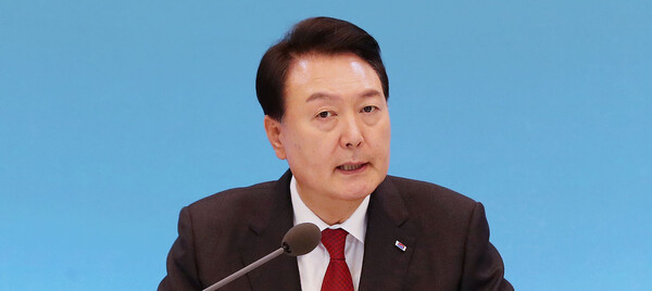 윤석열 대통령이 지난 6월 28일 청와대 영빈관에서 열린 2023 국가재정전략회의에서 발언하고 있다. /대통령실통신사진기자단=연합뉴스