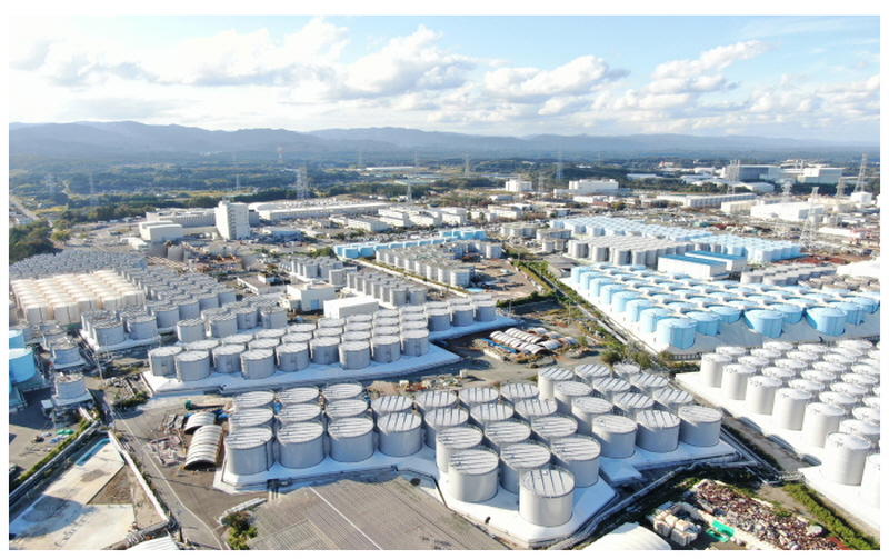 후쿠시마 처리수 방류 반대 입장에서는 알프스 필터 성능에도 문제를 제기한다. 사진은 FDNPS의 오염수 저장 탱크 /IAEA