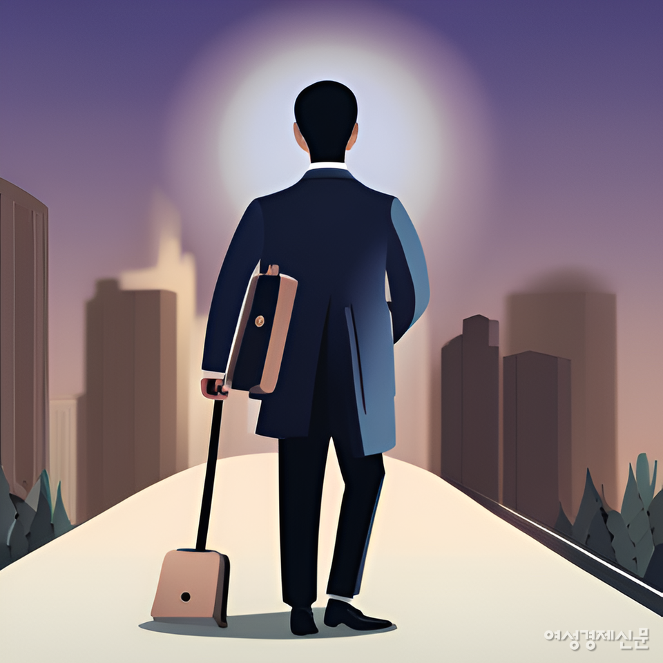AI(챗GPT)가 그린 '이직하고 있는 직장인' 이미지 /챗GPT