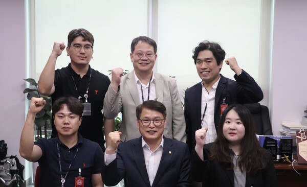 복지부 노동조합 소속 MZ세대 공무원과 만난 국회 보건복지위원회 소속 이종성 국민의힘 의원. /이종성 의원실