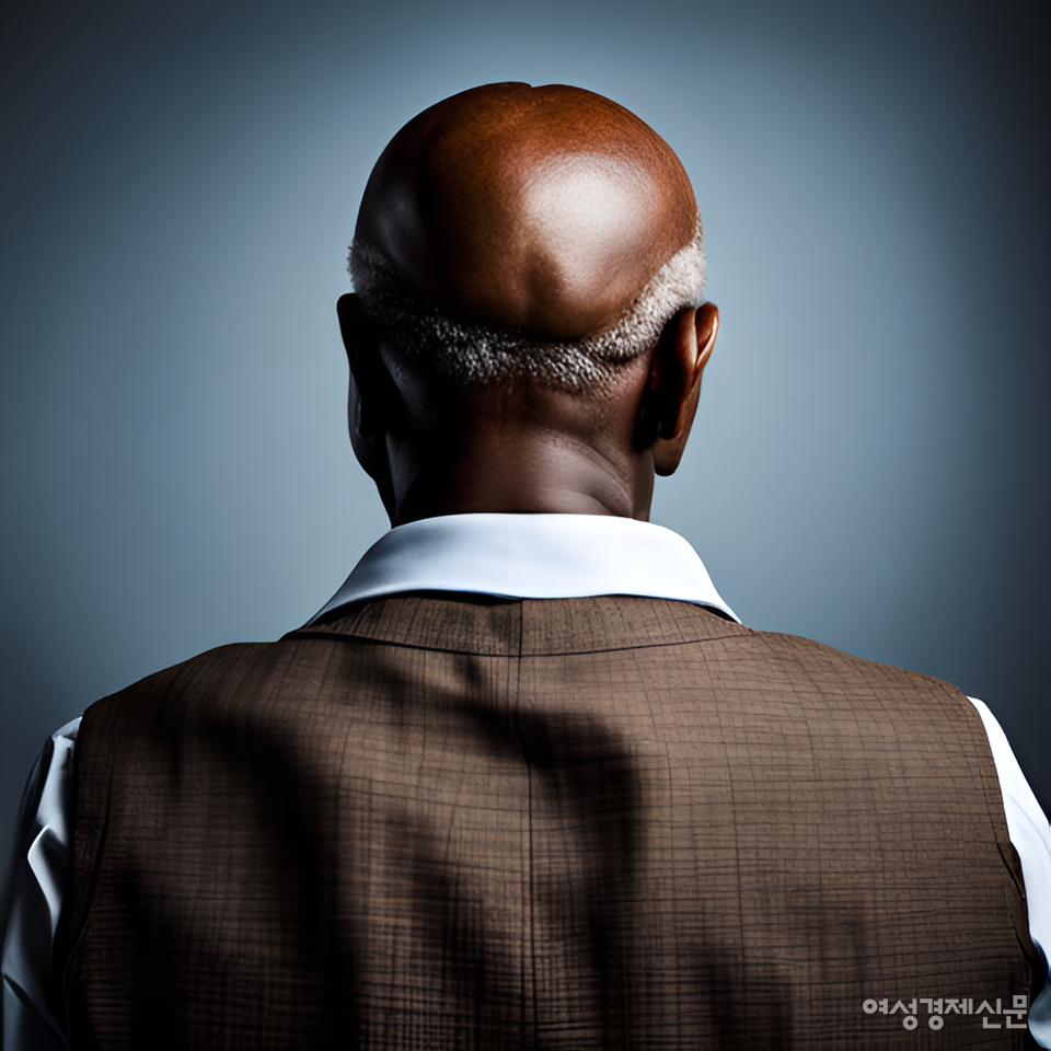 챗GPT를 활용, AI가 그린 '흑인 노인의 뒷모습' 이미지 /챗GPT