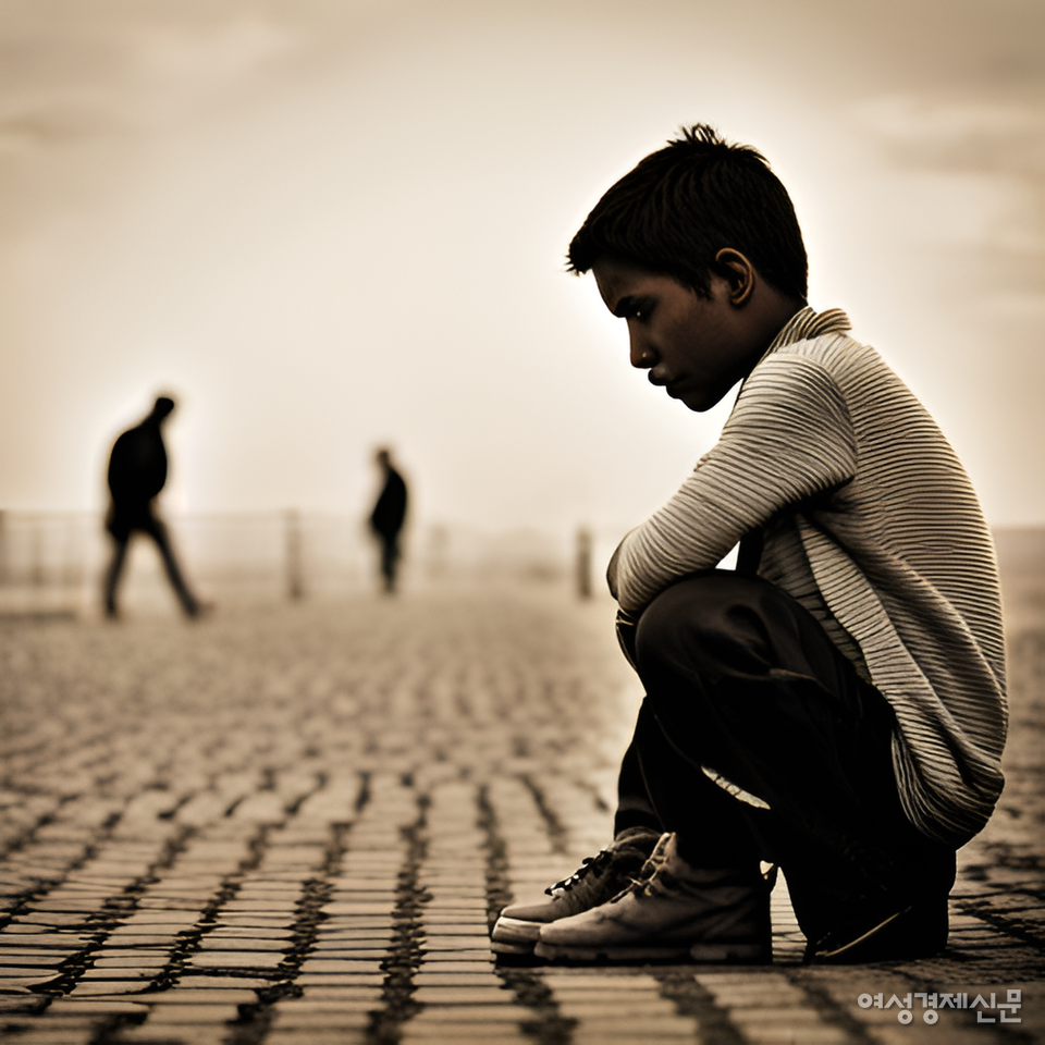 챗GPT를 활용, AI가 그린 '가난한 MZ세대' 이미지. /챗GPT