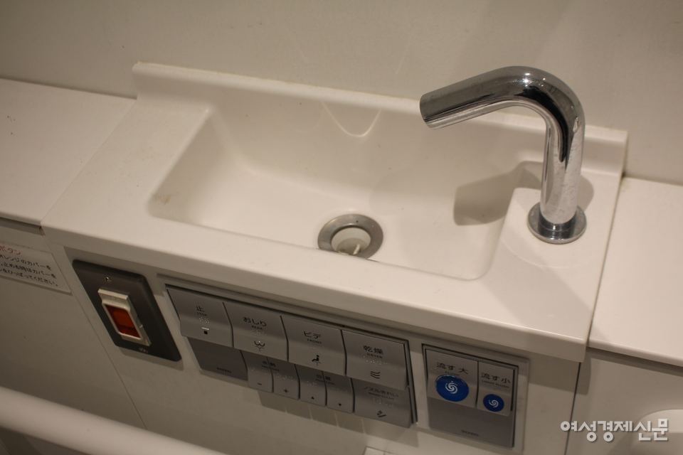 배 바깥쪽에 인공 항문을 만든 장루 복원 수술 환자를 위한 시설. 대변 주머니를 용이하게 갈 수 있다. /김미리