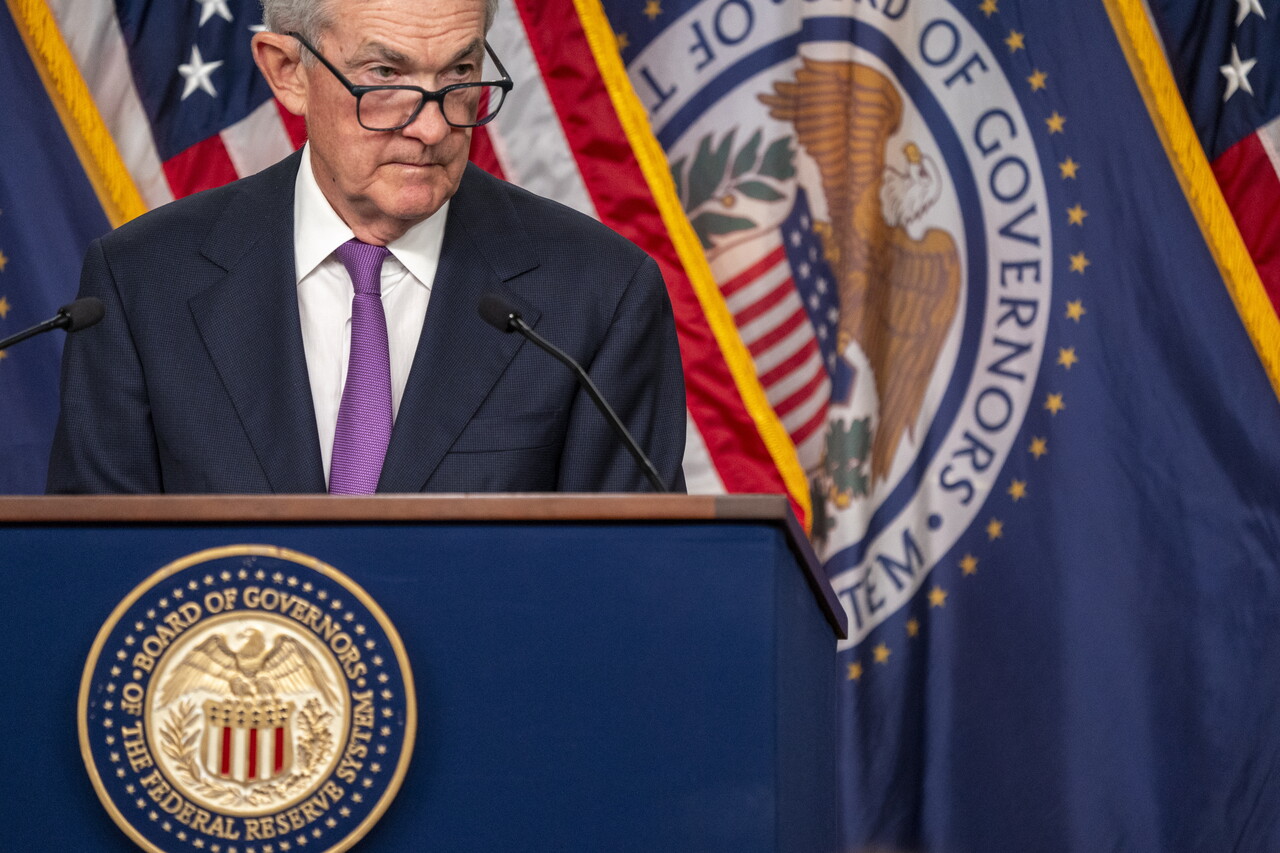 경기 불확실성이 높은 상황에서 피벗은 요원해 보인다. 파월 의장은 “금리인하 가능성에 대해 답할 때 시점에 대한 신호를 보낼 의도가 없다”고 말했다. /EPA=연합뉴스