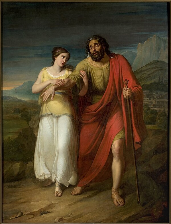 ‘오이디푸스와 안티고네’ (1825), 알렉산더 코쿨라