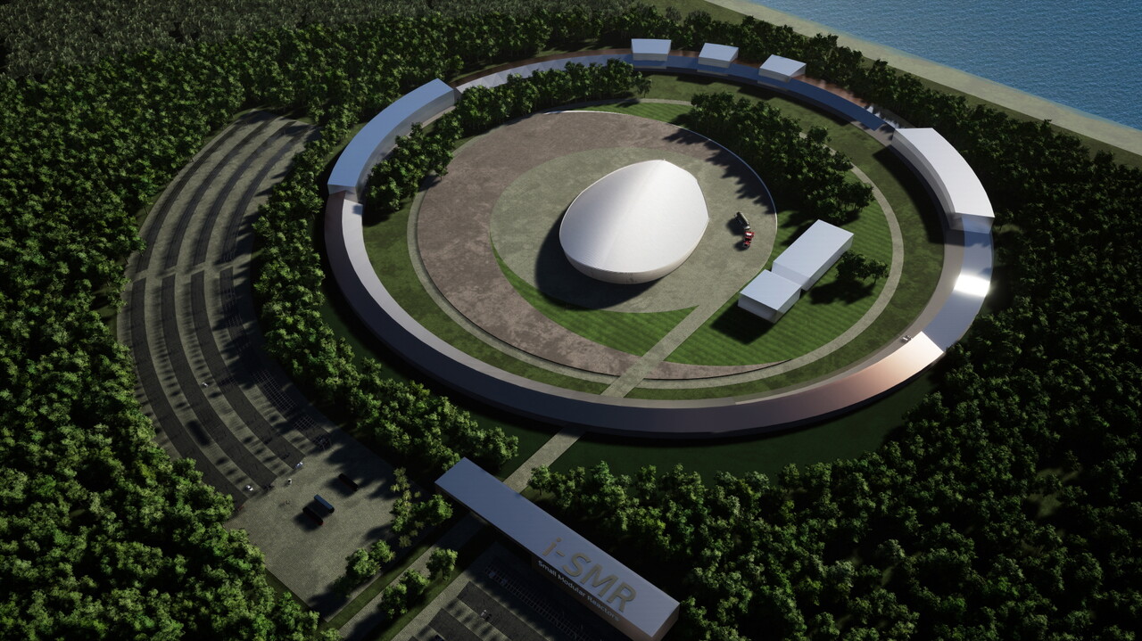 한국 기술로 개발 중인 혁신형 SMR 조감도 /한국수력원자력