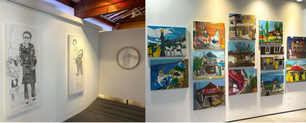 파소갤러리와 워킹하우스뉴욕이 기획한 정은혜 작가의 전시 '해의 시선' 전시장 /사진=@walkinghowalk.newyork