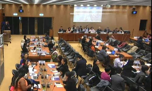 유엔 여성차별철폐위원회 심의 현장 /연합뉴스