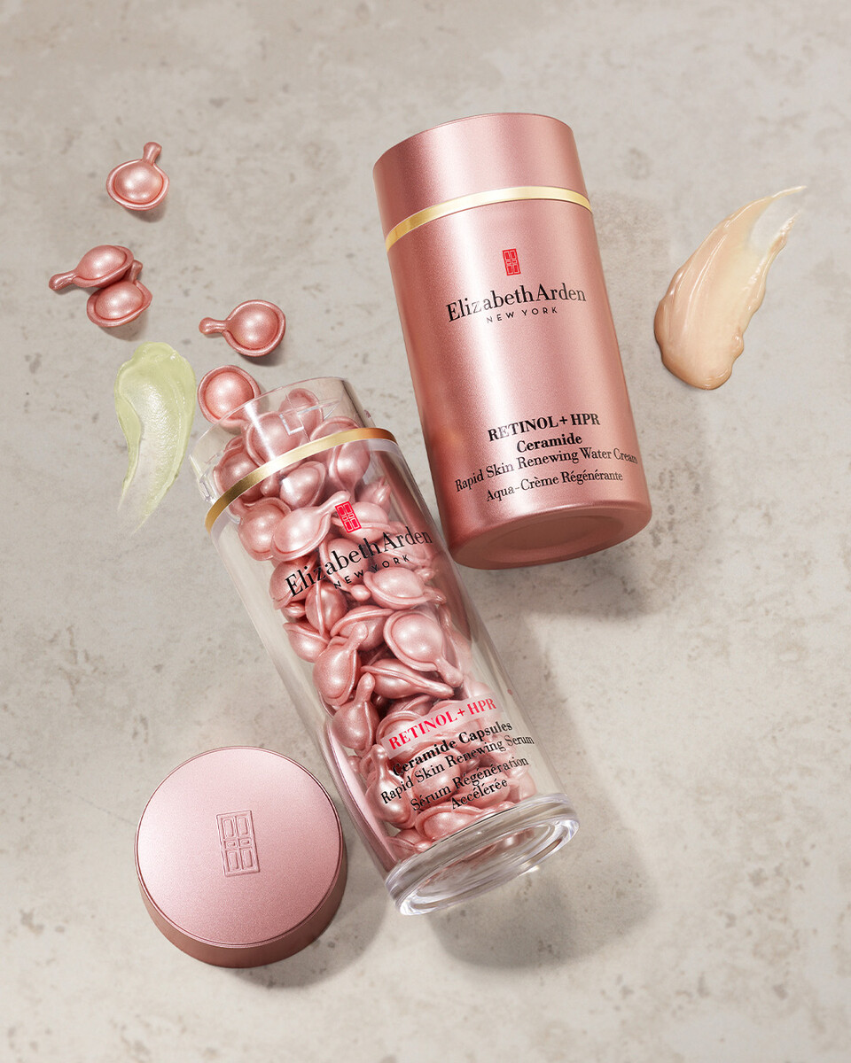 엘리자베스아덴 'NEW 레티놀 + HPR 세라마이드 래피드 스킨-리뉴잉' 세럼·워터 크림 /엘리자베스아덴