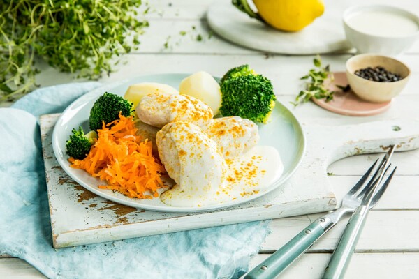 노르웨이의 어묵 요리 /https://mills.no/melange/oppskrift/fiskeboller-i-hvit-saus/