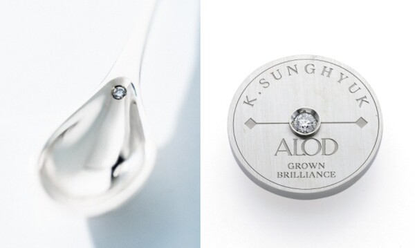 신세계 본점 오픈 기념 실버 티스푼(왼쪽), 골프 볼마커 /KDT다이아몬드