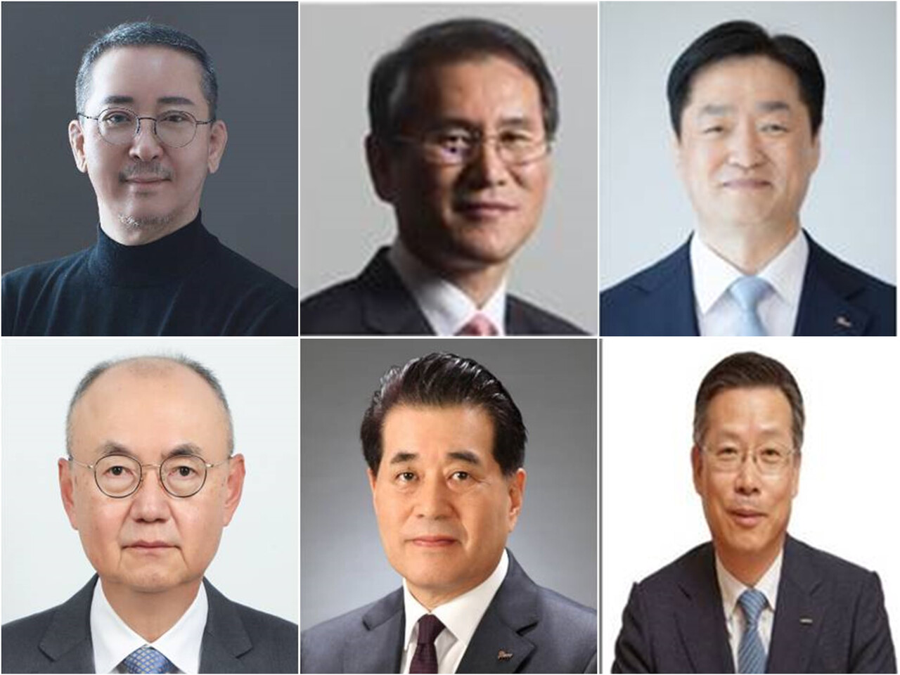포스코홀딩스 CEO후보추천위원회는 31일 8차 회의를 열고 심층 면접 심사 대상자인 '파이널 리스트'를 확정했다. 포스코그룹 차기 회장 후보군. (왼쪽 위부터 시계방향으로) 권영수 전 LG에너지솔루션 부회장, 김동섭 현 한국석유공사 사장, 김지용 포스코홀딩스 미래연구원장, 전중선 전 포스코홀딩스 사장, 장인화 전 포스코 사장, 우유철 전 현대제철 부회장. /포스코그룹