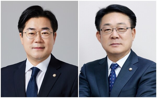 왼쪽부터 더불어민주당 인천 박찬대(연수구갑)·허종식(동구미추홀구갑) 의원 /박찬대·허종식 의원실