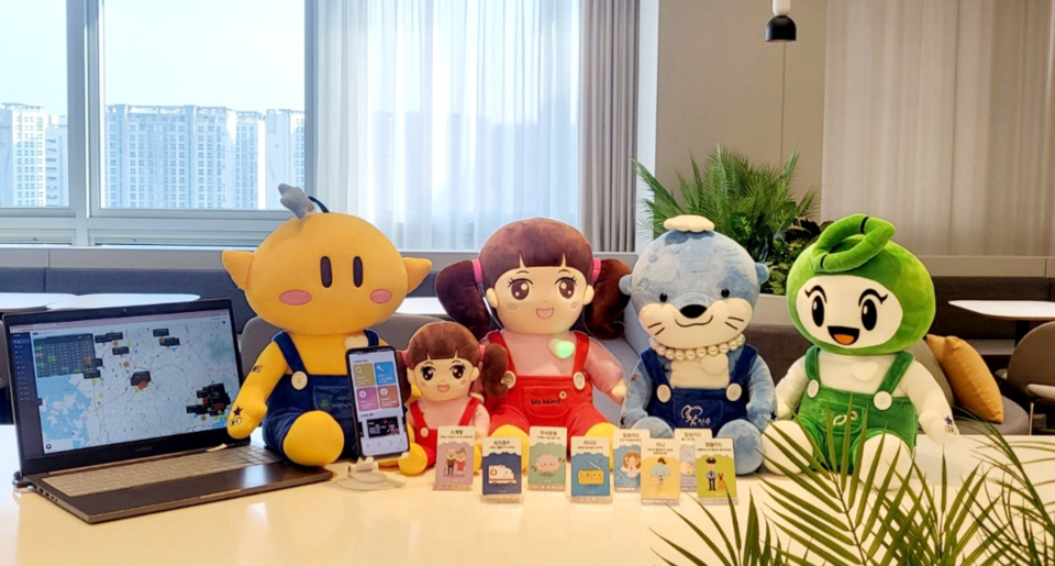 미스터마인드가 제작한 돌봄 로봇들 /미스터마인드