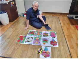 아버지께서 센터에서 일주일 동안 만드신 작품 /심미향