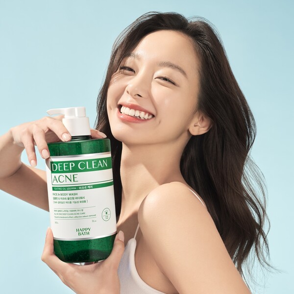 아모레퍼시픽 바디케어 브랜드 해피바스가 바디 트러블을 케어하는 딥클린 라인을 출시한다. /아모레퍼시픽