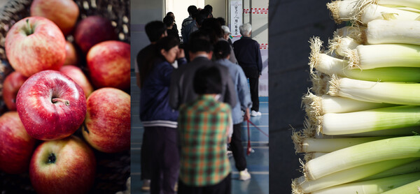 이번 선거는 사과로 시작해서 대파로 끝났다. /연합뉴스, 픽사베이