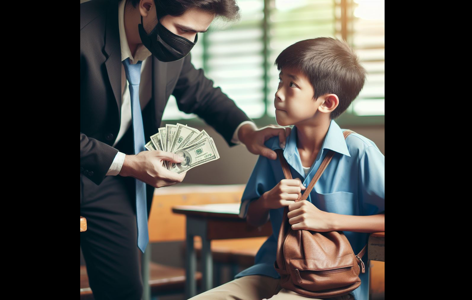 착하기만 한 사람은 이용당하기 십상이다. /bing image creator