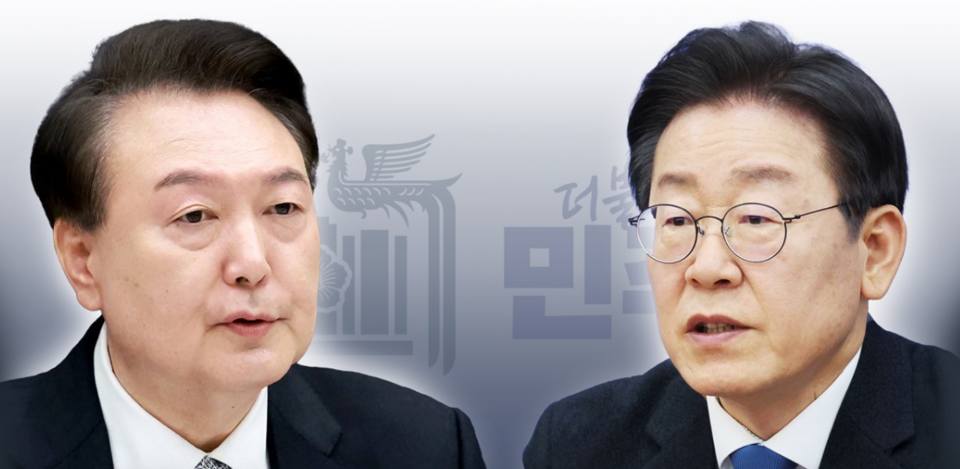 29일 윤석열 대통령과 이재명 더불어민주당 대표 간 첫 영수 회담이 진행된다. /연합뉴스