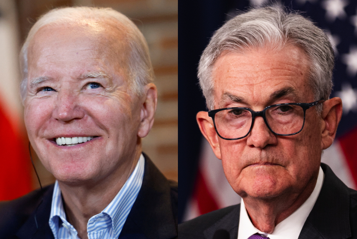 파월 의장은 2018년 2월 연준 의장으로 취임해 2022년 2월까지 4년간 임기를 수행했다. 이 기간 파월은 단 한차례도 금리를 올리지 않았던 셈이다. 그러나 바이든 대통령이 차기 의장으로 재차 지목했고 2026년까지 총 8년의 임기를 수행할 수 있게 됐다. /로이터, 신화통신=연합뉴스