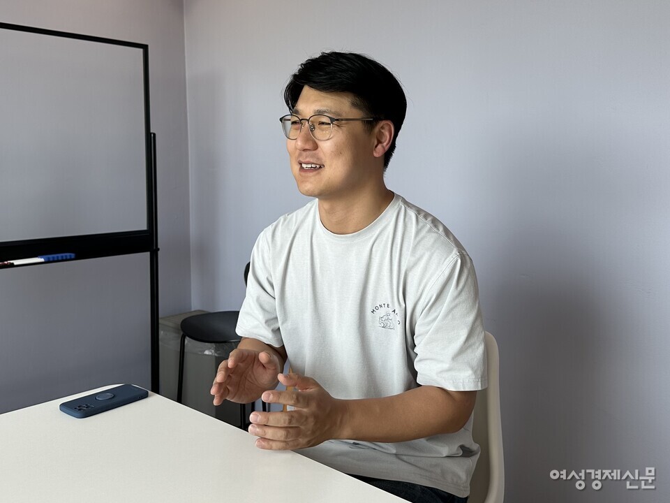 김한규 매니저는 고객들이 '오뉴 프로그램을 통해 삶이 변했다, 다채로워졌다, 인생이 재밌다'와 같은 반응을 보이는 순간 보람차고 뿌듯하다고 전했다. /김정수 기자