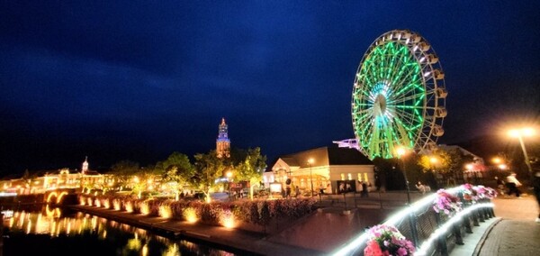 하우스텐보스의 야경. /사진=양은심