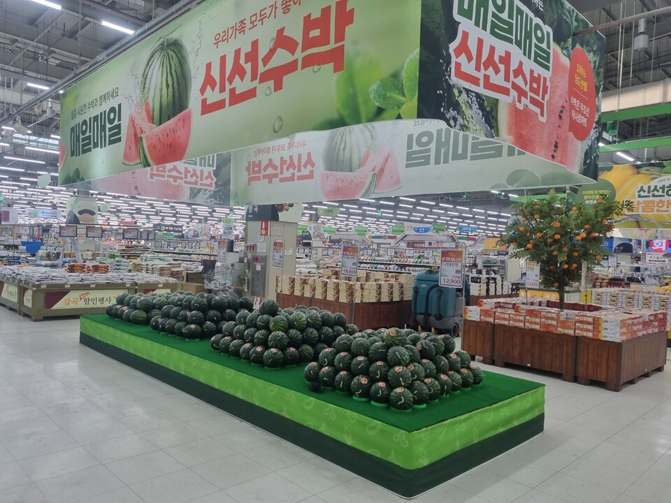 전국 주요 하나로마트가 농산물 소비 촉진 특별 행사를 개최한다. /농협