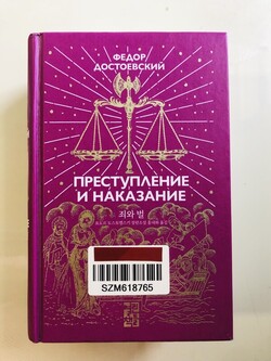 도스토옙스키의 '죄와 벌' 책 표지 /사진=최익준