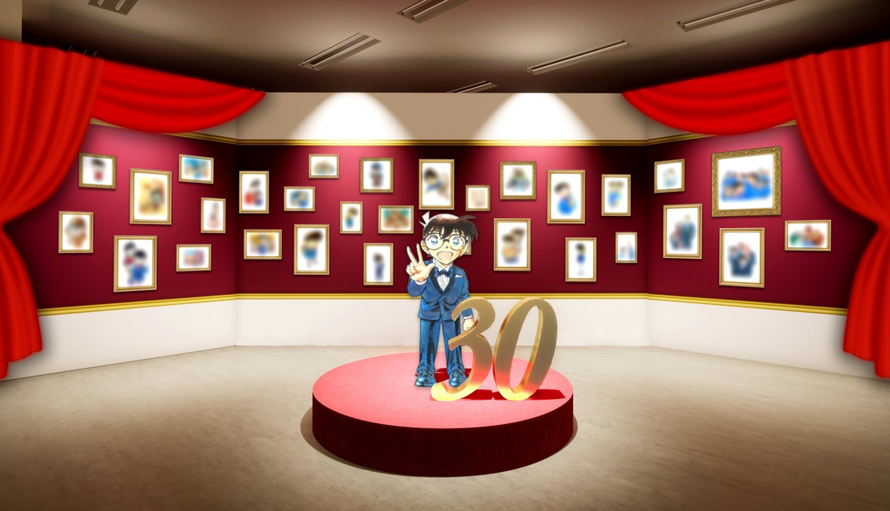 '연재 30주년 기념 명탐정 코난전'이 7월 24일부터 9월 24일까지 2달간 홍대 AK 프라자에 위치한 오뮤지엄에서 개최된다. /서울미디어코믹스