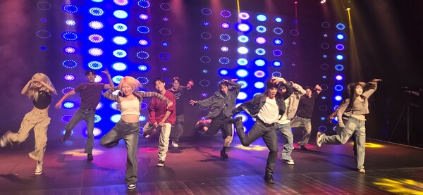 K-저작권 지킴이 발대식에서 팀 '세임(SAME)'의 댄스 공연이 펼져졌다. /이상무 기자