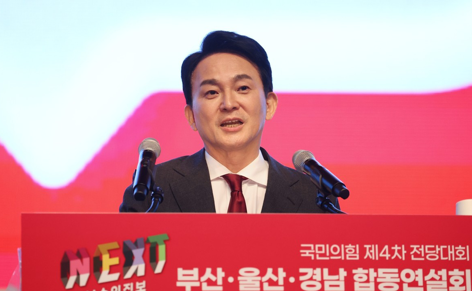 원희룡 후보의 관상 속에는 강한 권력욕이 보인다. /연합뉴스