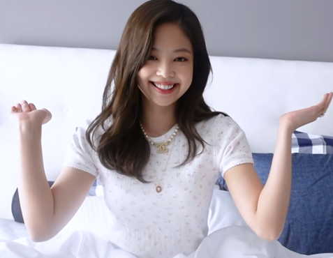 블랙핑크 제니가 착용한 '브랜디 멜빌' 상의 제품 /SNS 캡처