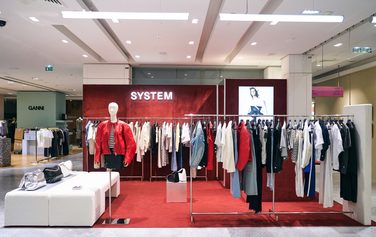 갤러리 라파예트 '시스템' 팝업 스토어 매장 전경 /한섬