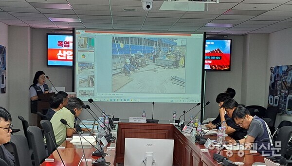 1일 국회 의원회관에서 ‘폭염기 건설노동자 사망재해 예방을 위한 산업안전보건법 개정 토론회’가 열렸다. /이상무 기자