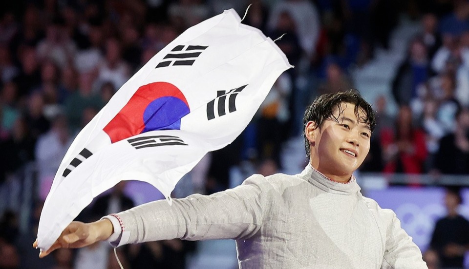 펜싱 국가대표 오상욱은 추진력을 지닌 관상이다. /연합뉴스