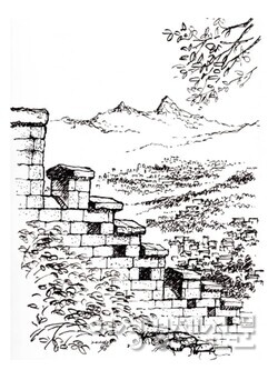 한양도성 백악구간 /그림=손웅익