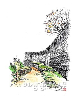 한양도성 낙산 구간 /그림=손웅익