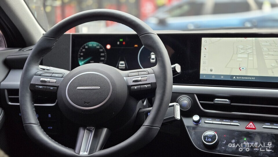 소나타 디엣지 운전석 /김현우 기자