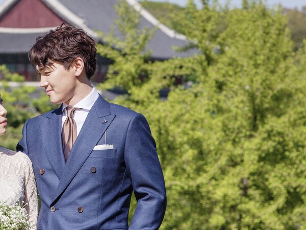 결혼식 예복으로 맞춘 더블 슈트 /권혁주