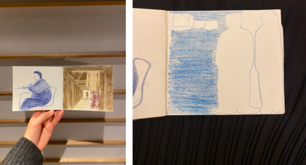 교토에서의 그림 작업 /윤마디